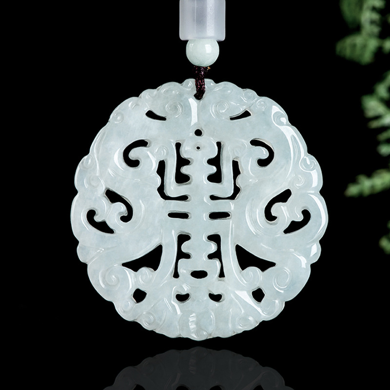 Jewelry & Watches Store - Burmese Jadeite Dragon Pendant Necklace Vintage