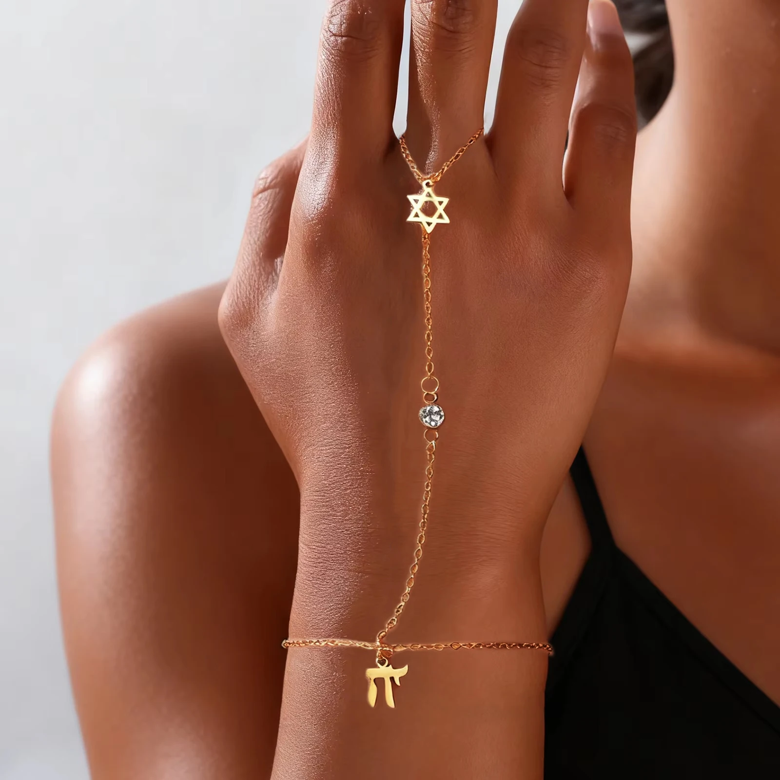 Jewelry & Watches Company - Jewish Star of David Hebrew Letter