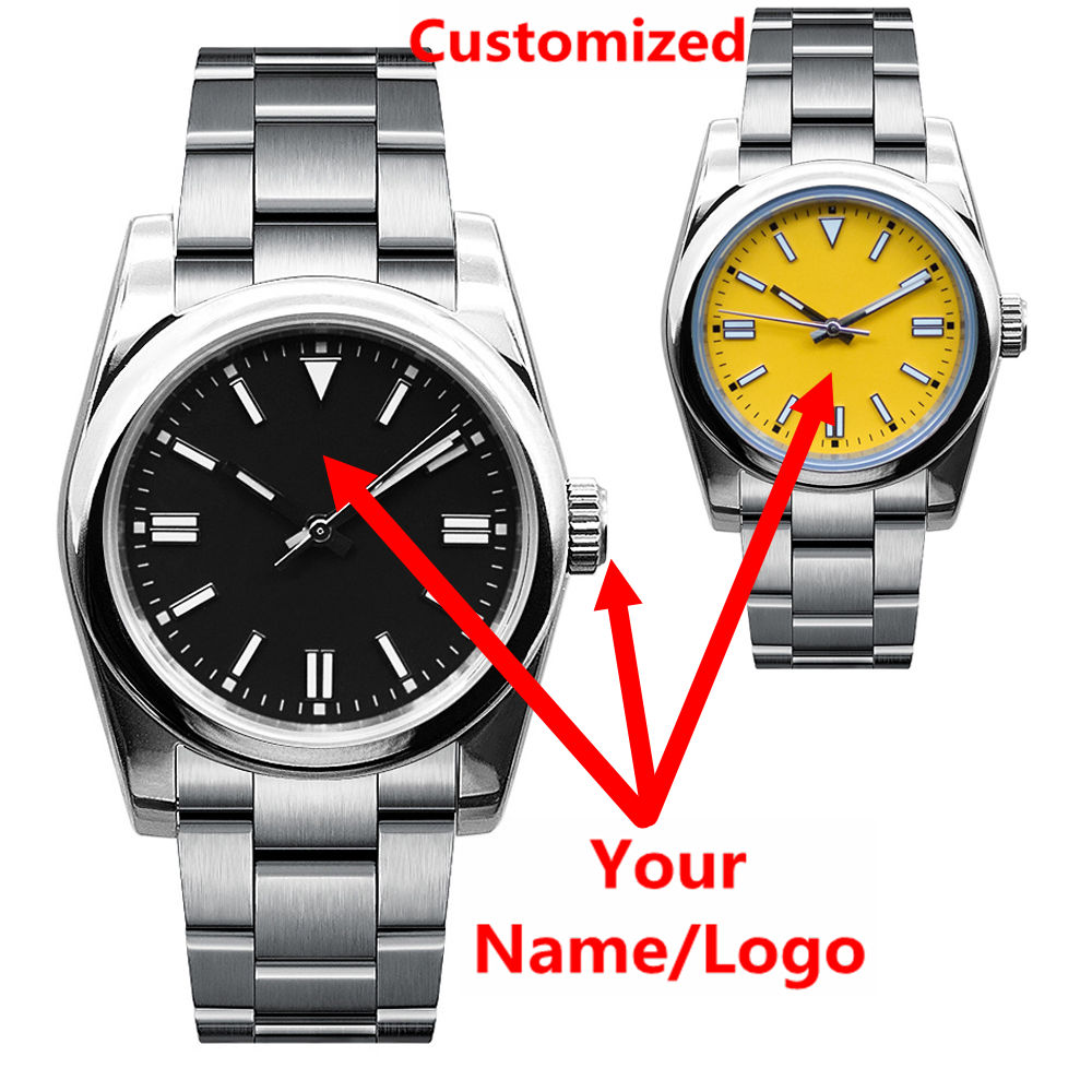 Jewellery Watch - Custom Logo Mens Watch Sapphire Luxury