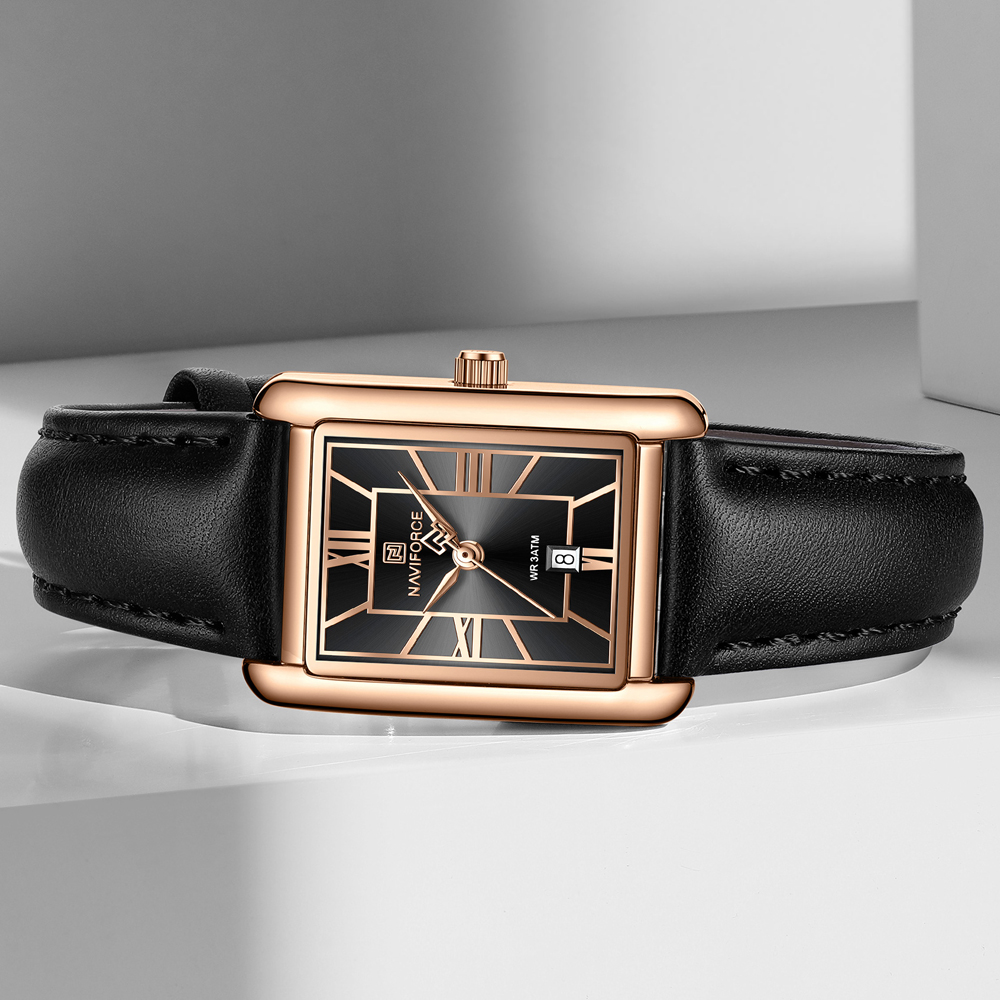 NAVIFORCE Women's Elegant Rect - Jewelry Watches For Ladies 评论和价格