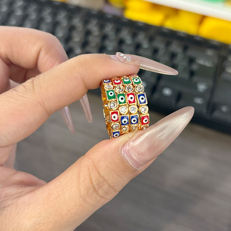 2024 New Colorful Red Pink Blu - Moissanite Ring 评论和价格