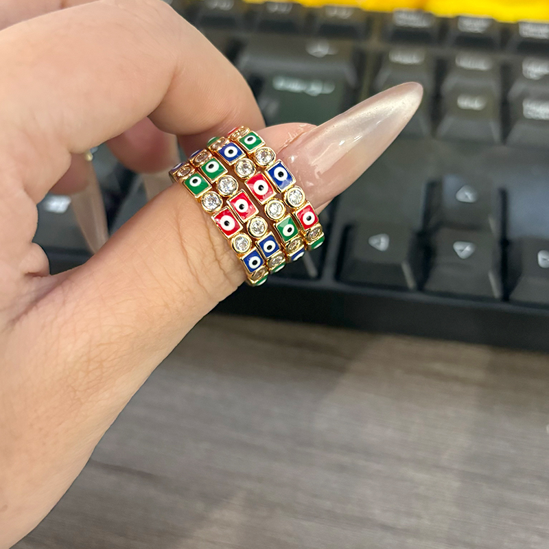2024 New Colorful Red Pink Blu - Moissanite Ring 评论和价格