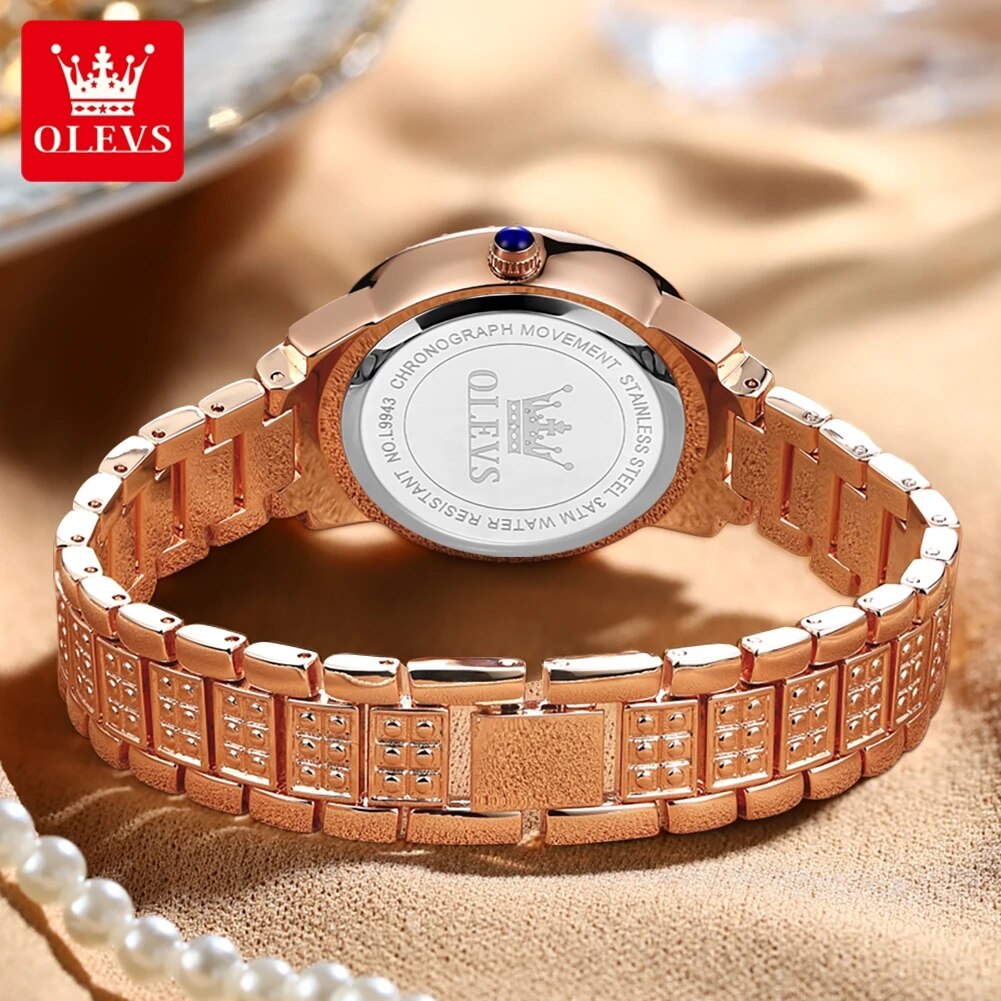 OLEVS 9943 Luxury All Diamond  - Jewelry Diamond Watches 评论和价格