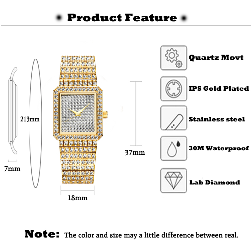 MISSFOX Diamond Watch For Wome - Jewelry Diamond Watches 评论和价格