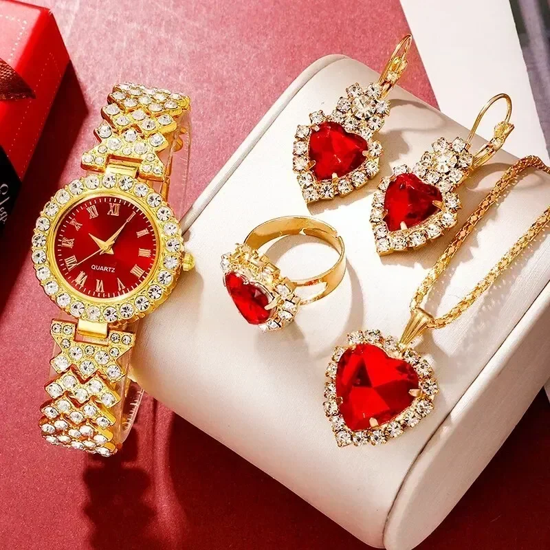 Golden Luxury Watch Women Ring - Jewelry Watches For Ladies 评论和价格