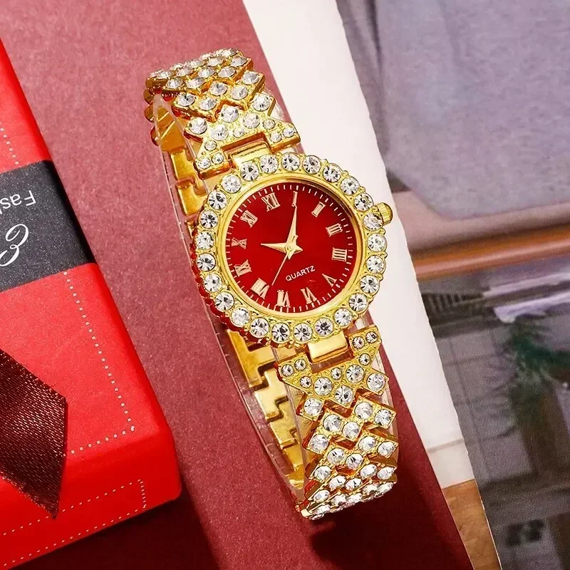 Golden Luxury Watch Women Ring - Jewelry Watches For Ladies 评论和价格