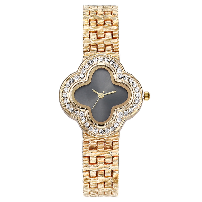 Women's Quartz Watch Four-Leaf - Jewelry Diamond Watches 评论和价格