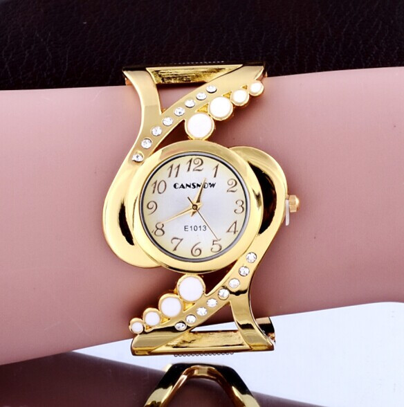 Luxury Gold Bracelet Women's W - Jewelry Diamond Watches 评论和价格