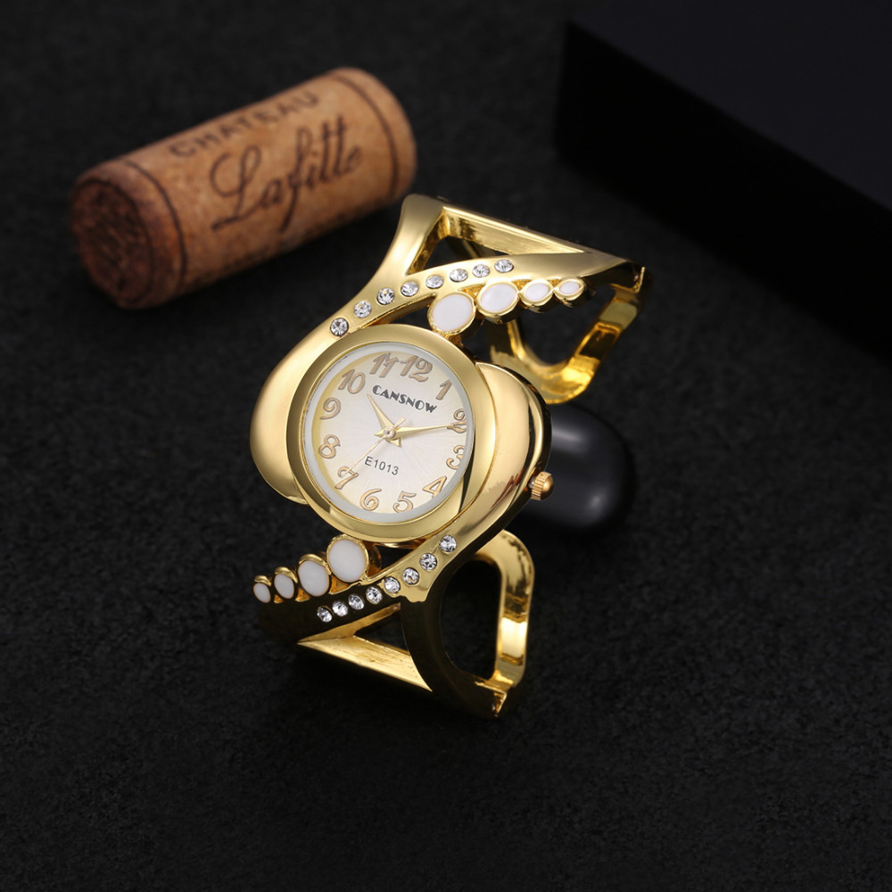 Luxury Gold Bracelet Women's W - Jewelry Diamond Watches 评论和价格