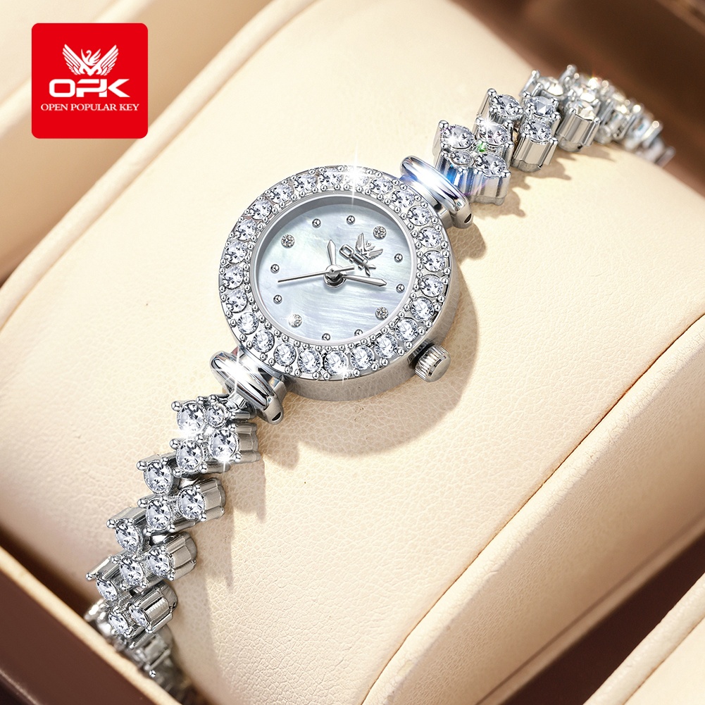 OPK 6057 Full Diamond Quartz W - Jewelry Diamond Watches 评论和价格
