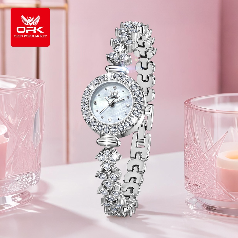 OPK 6057 Full Diamond Quartz W - Jewelry Diamond Watches 评论和价格