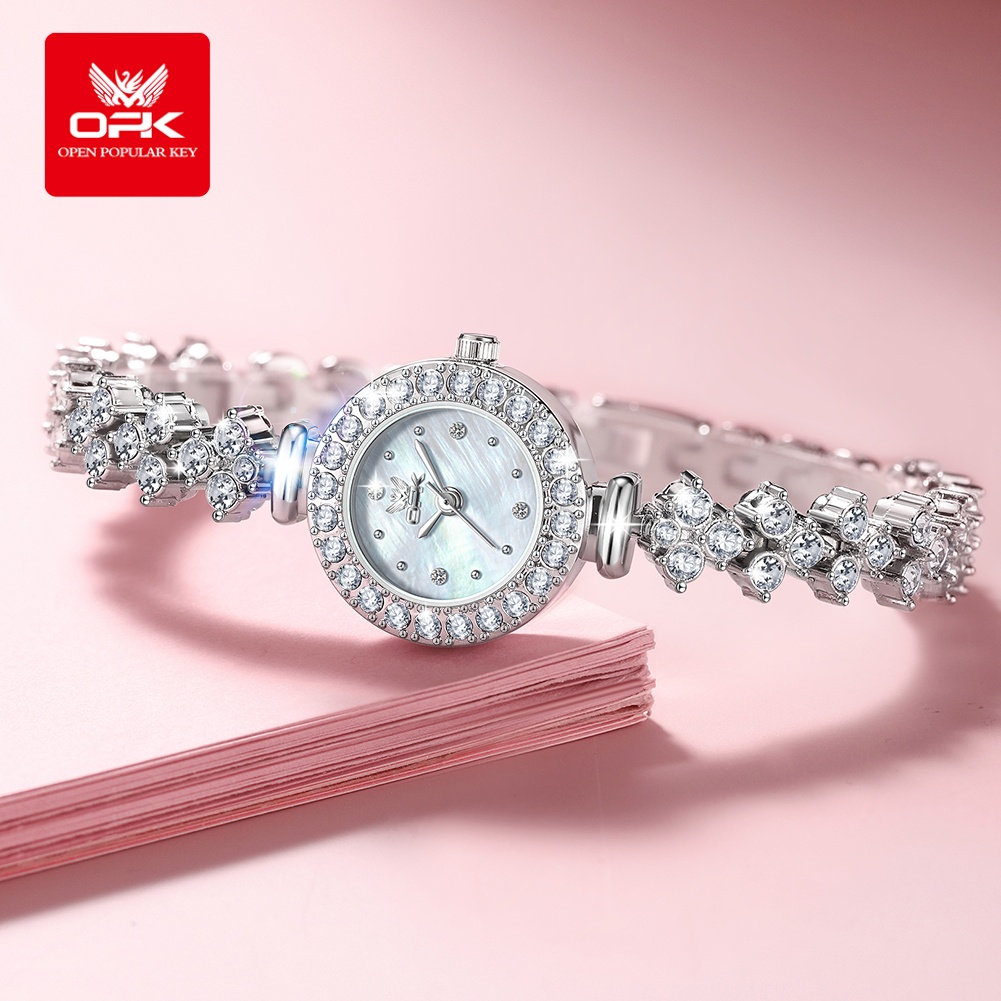 OPK 6057 Full Diamond Quartz W - Jewelry Diamond Watches 评论和价格