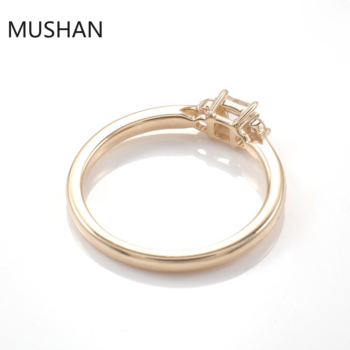 MUSHAN Luxury Custom 14K 18K G - Moissanite Ring 评论和价格