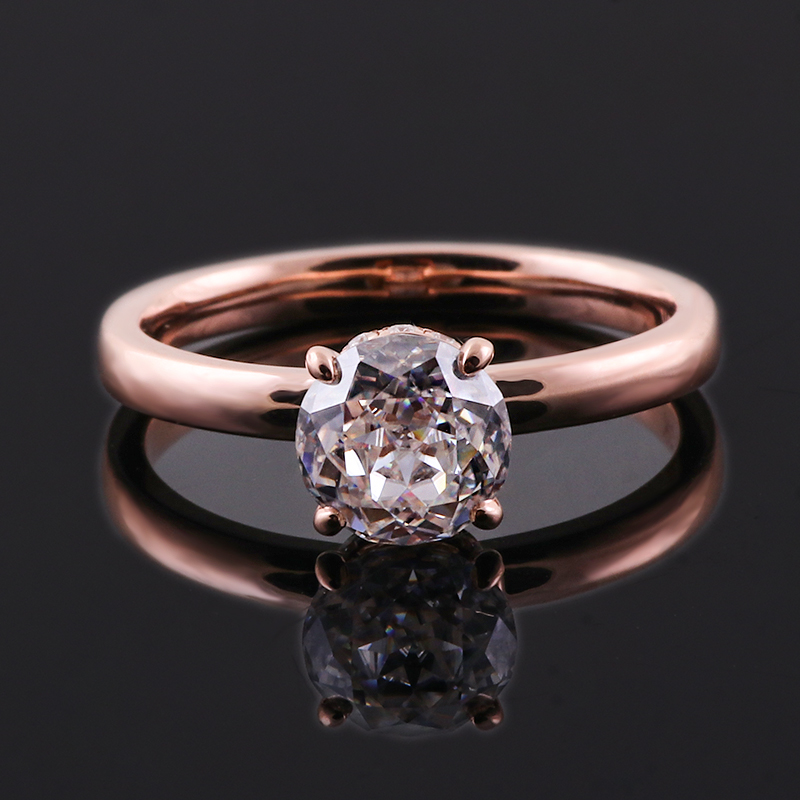 Provence 925 Silver Solitaire  - Moissanite Ring 评论和价格