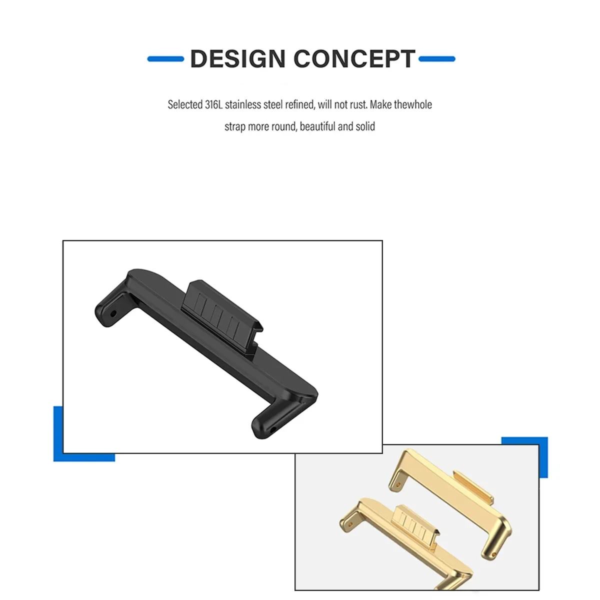20mm 22mm 1Pair Adapter for Hu - Jewellery Watch 评论和价格