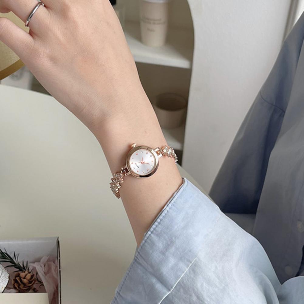 2.3cm Women Rhinestone Bracele - Jewelry Watches For Ladies 评论和价格