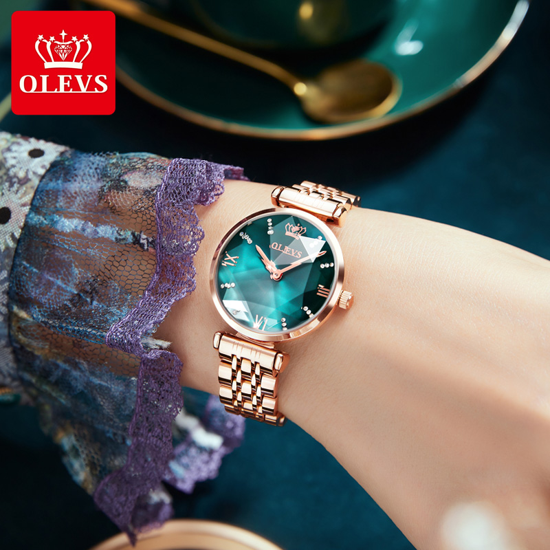 OLEVS New Women Luxury Jewel Q - Jewels In Quartz Watches 评论和价格