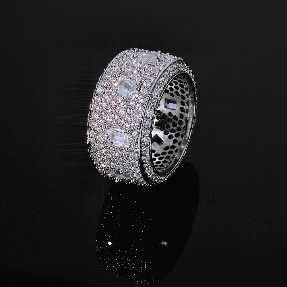925 VVS Moissanite Ring Hip Ho - Moissanite Ring 评论和价格