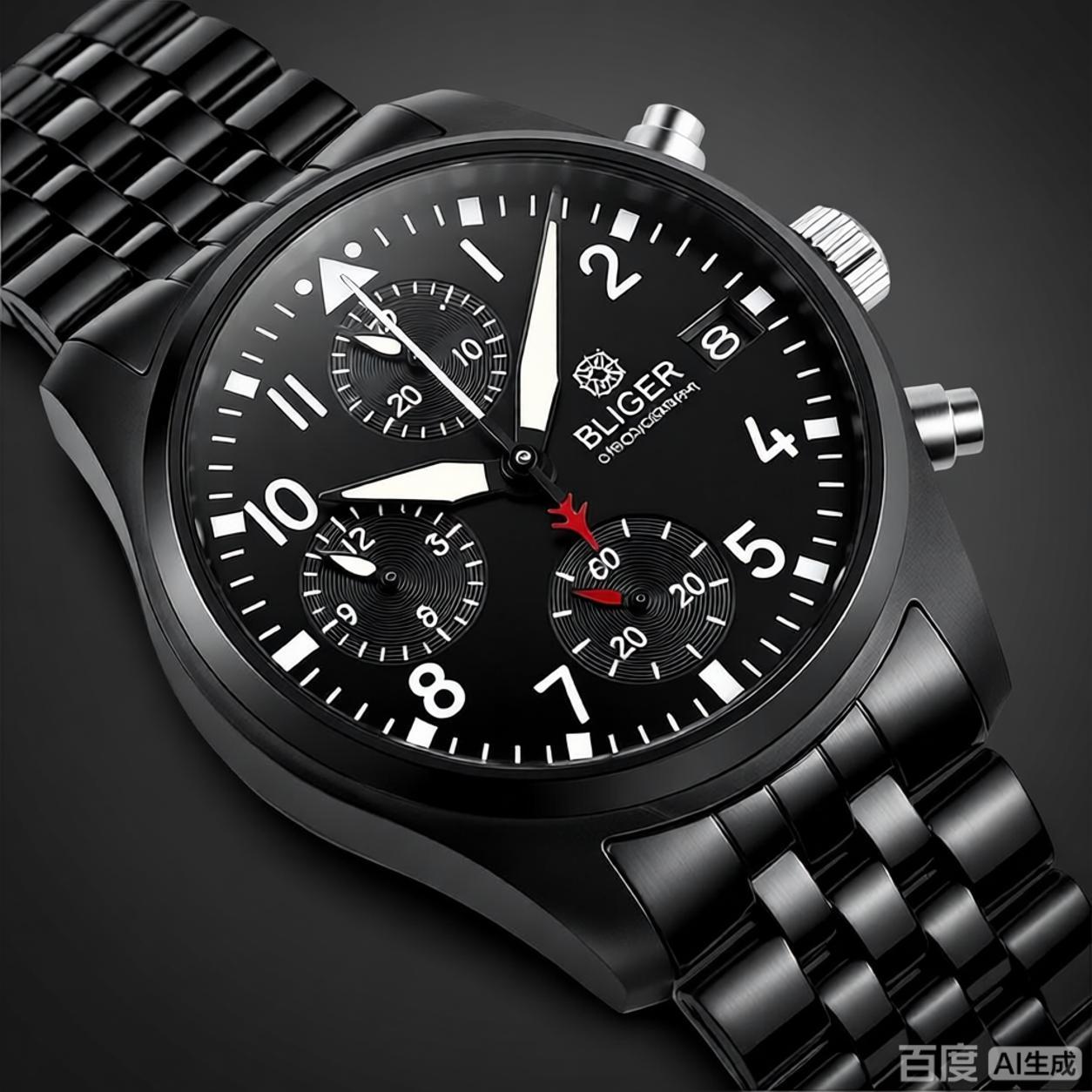 BLIGER Full Black Brushed 38mm - Jewellery Watch 评论和价格