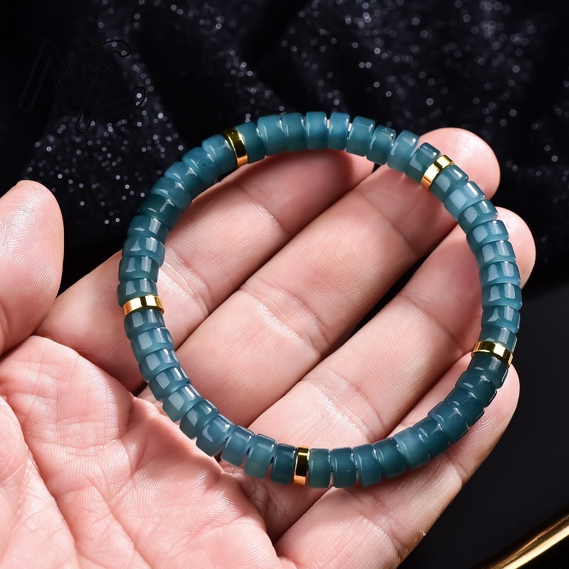 Natural Jadeite Blue Water Aba - Jewelry & Watches Store 评论和价格