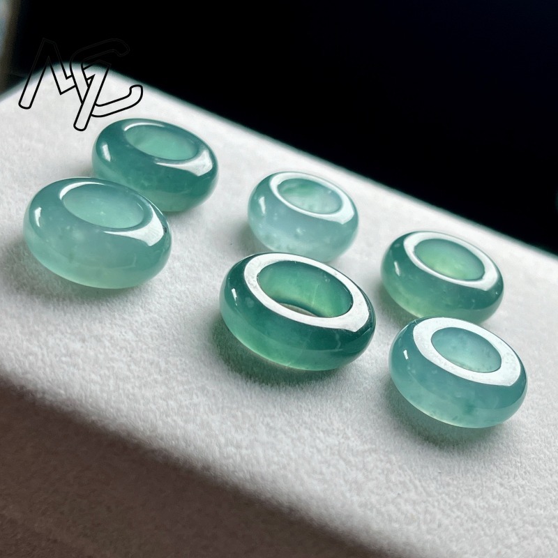 Natural Emerald Blue Water Luc - Jewelry & Watches Store 评论和价格