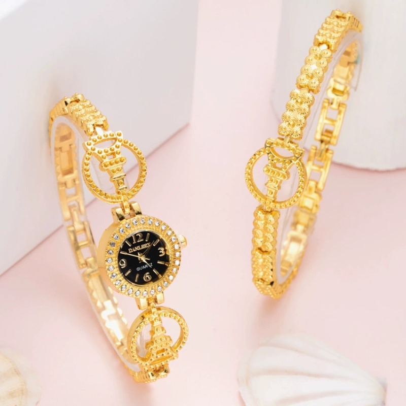 2pcs Luxury Diamond Bracelet W - Jewelry Diamond Watches 评论和价格