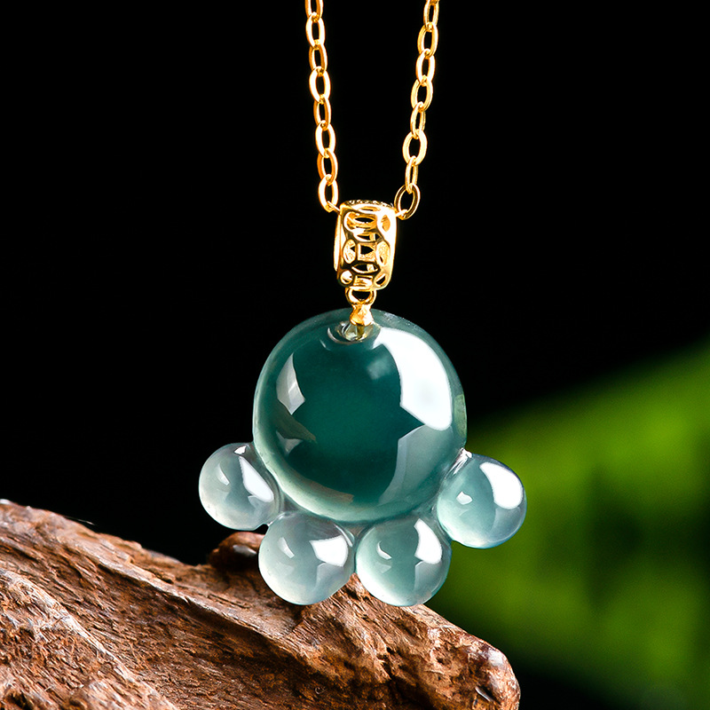 Natural Real Emerald Blue Wate - Jewelry & Watches Store 评论和价格