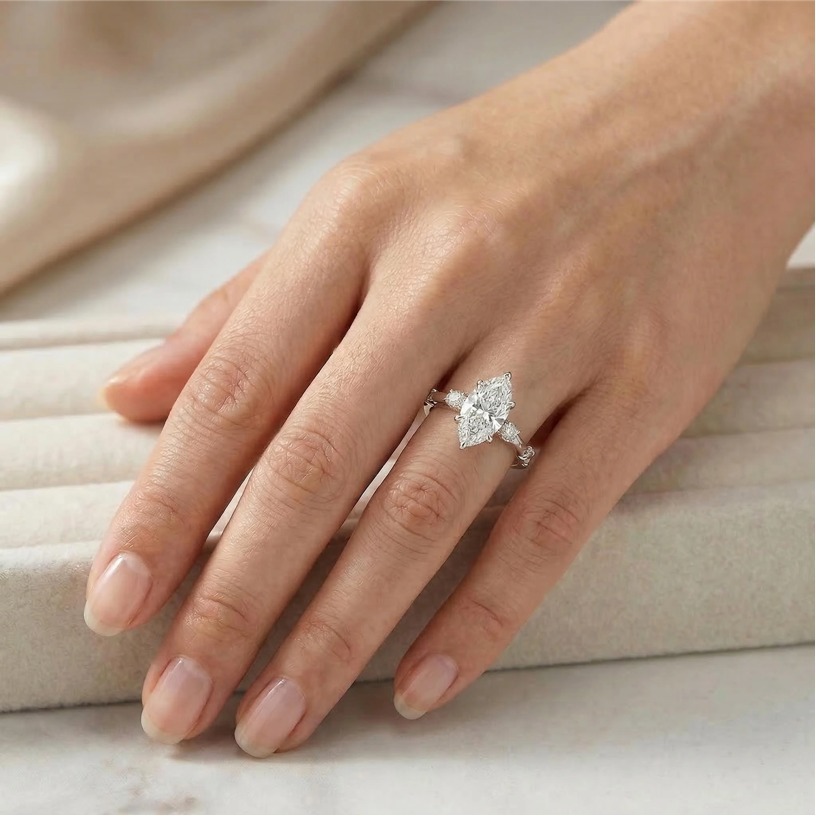 MUSHAN Custom Jewelry 925 Ster - Moissanite Ring 评论和价格
