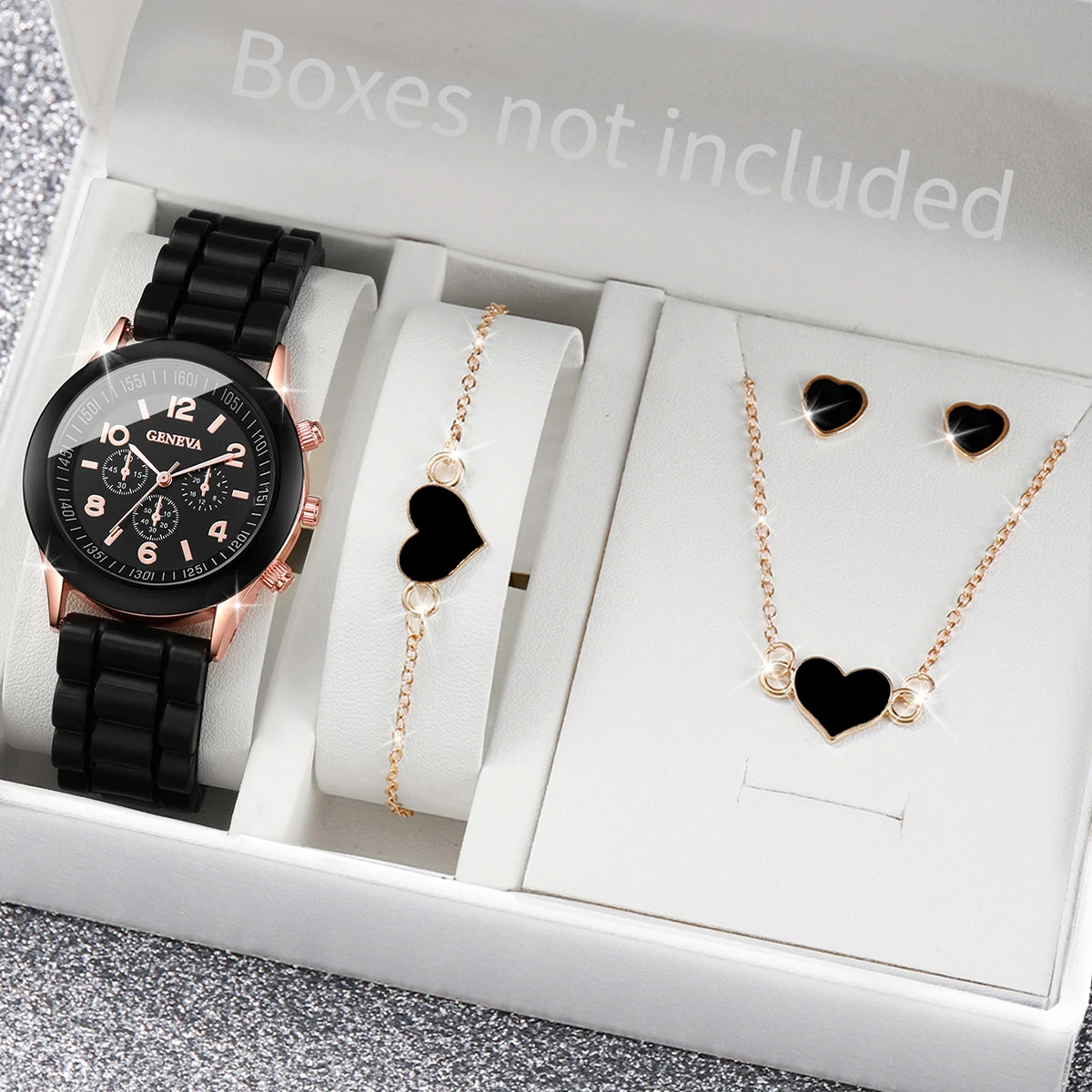 5/6PCS Fashion Women Watches C - Jewelry Watches For Ladies 评论和价格