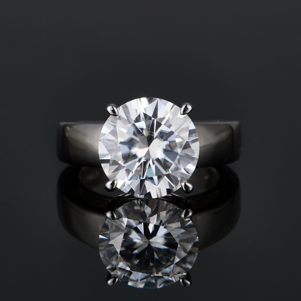 2 Carat D Color Moissanite Dia - Moissanite Ring 评论和价格