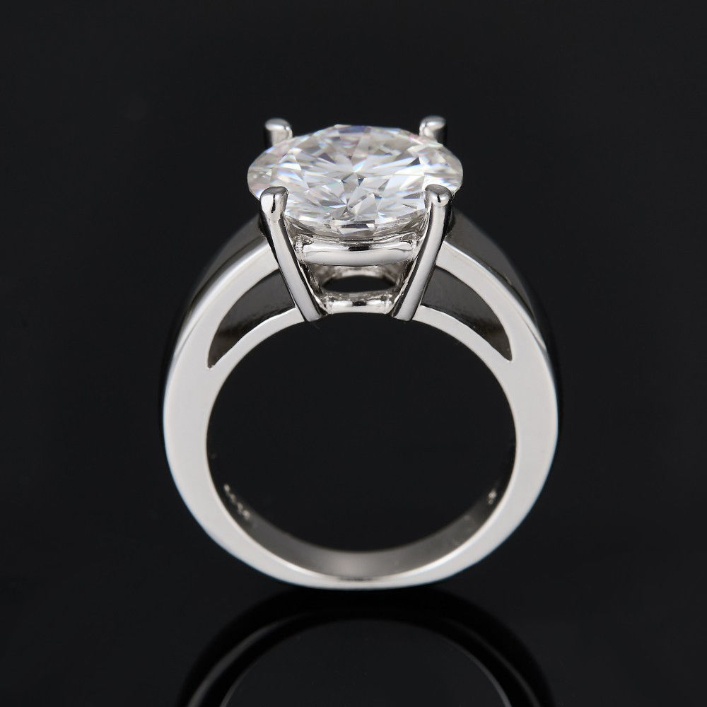 2 Carat D Color Moissanite Dia - Moissanite Ring 评论和价格