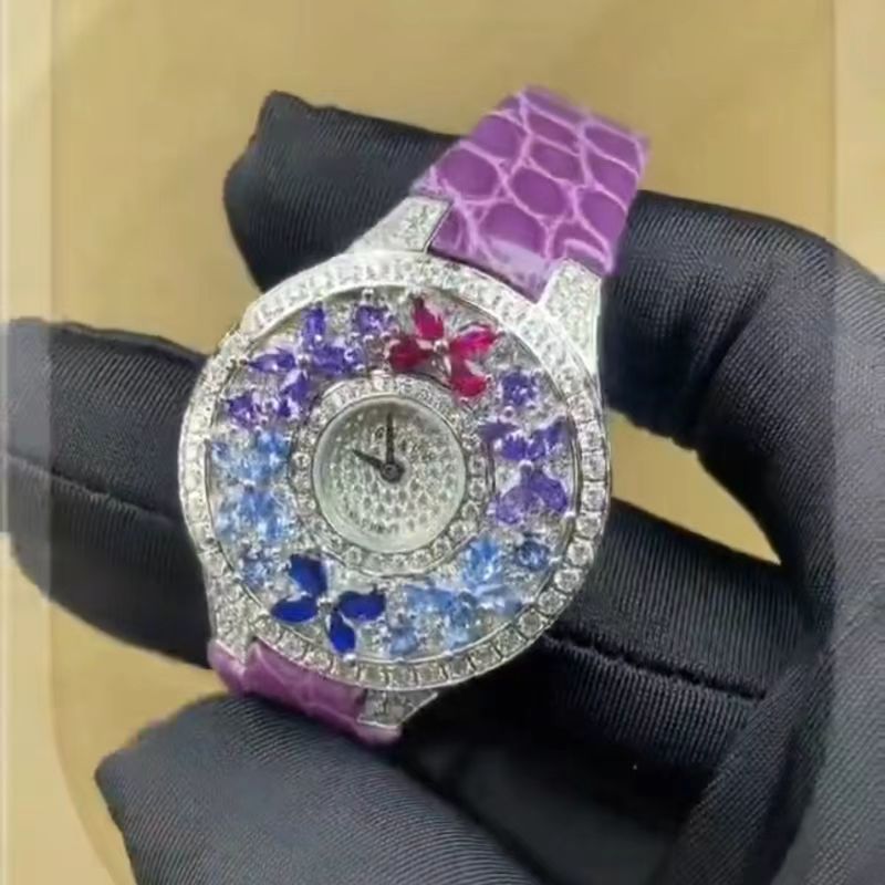 Luxury Colorful Women's Watch  - Jewels In Quartz Watches 评论和价格