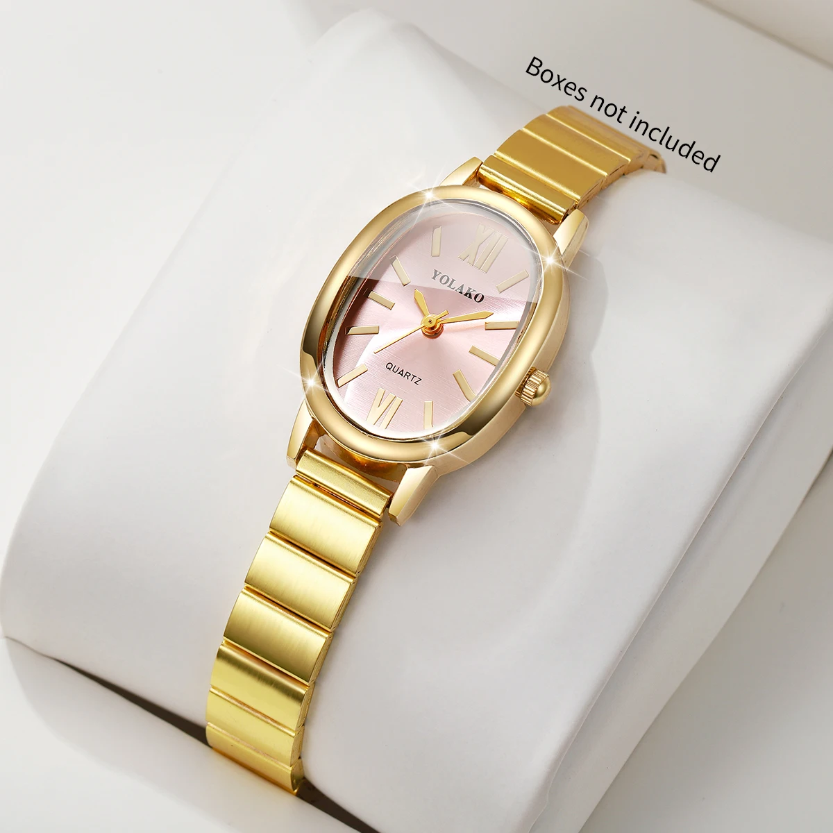 Elegant Pink Dial Women Watch  - Jewelry Watches Women 评论和价格