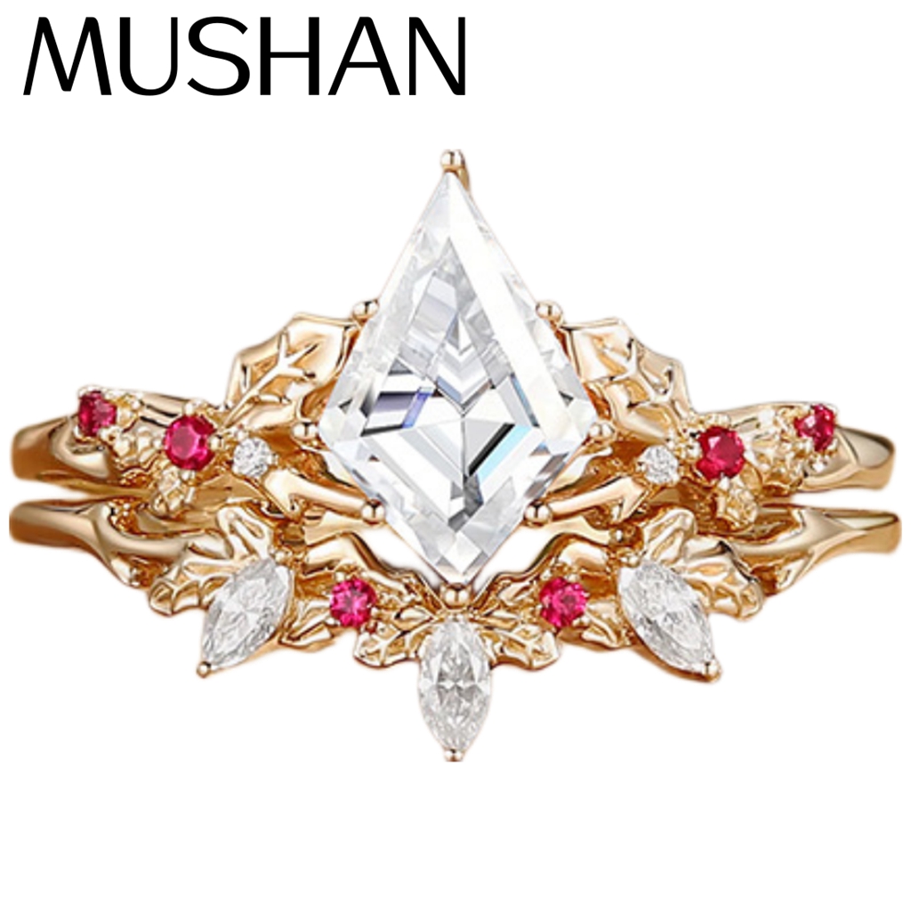 MUSHAN Custom Jewelry 925 Ster - Moissanite Ring 评论和价格